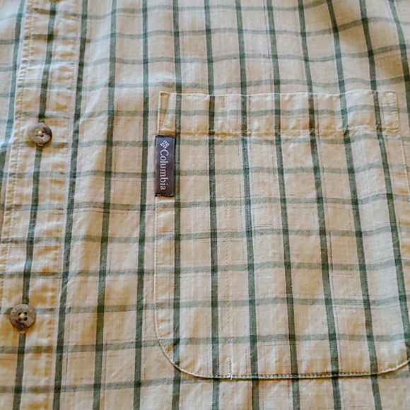 Columbia Men's Plaid Button Down Shirt XXL - Picture 3 of 5
